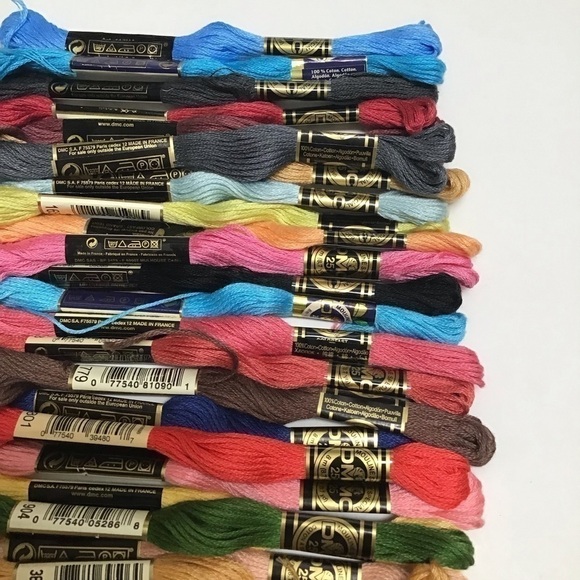 2 LEFT! Paris France DMC Embroidery Floss MIXED LOT 50 6-Ply 100% Cotton Skeins - Picture 5 of 12